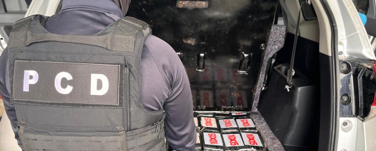 Servicio de Vigilancia Aérea y PCD detienen a guatemalteco con 202 kilos de cocaína