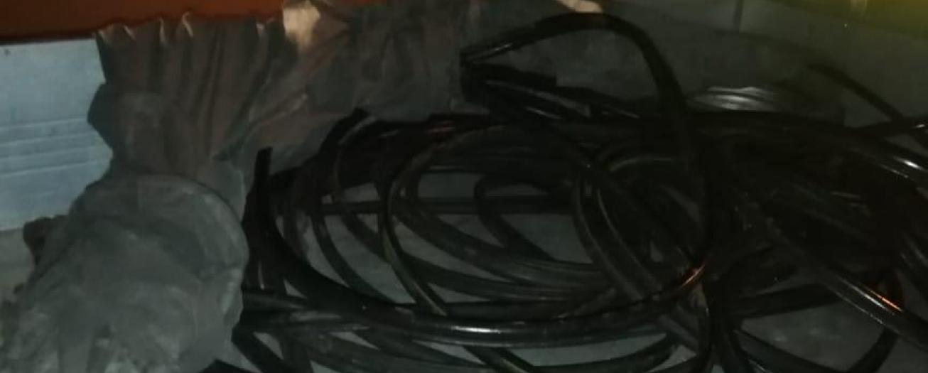 Oficiales del GAO de Alajuela detienen extranjero con cable robado
