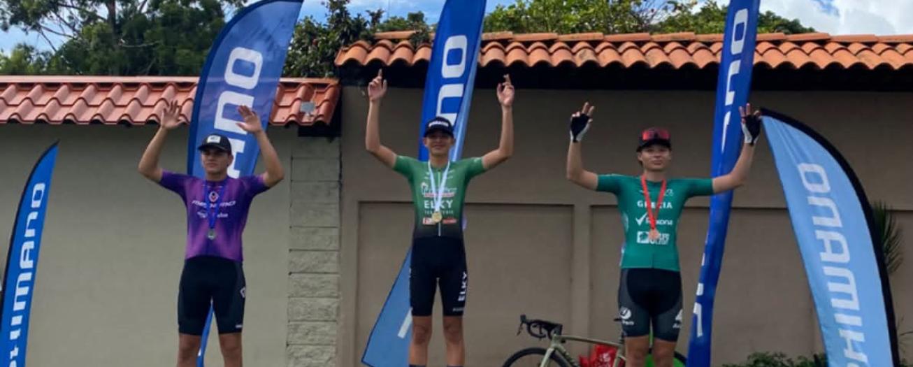 Griego logra tercer lugar en criterium realizada en Heredia 