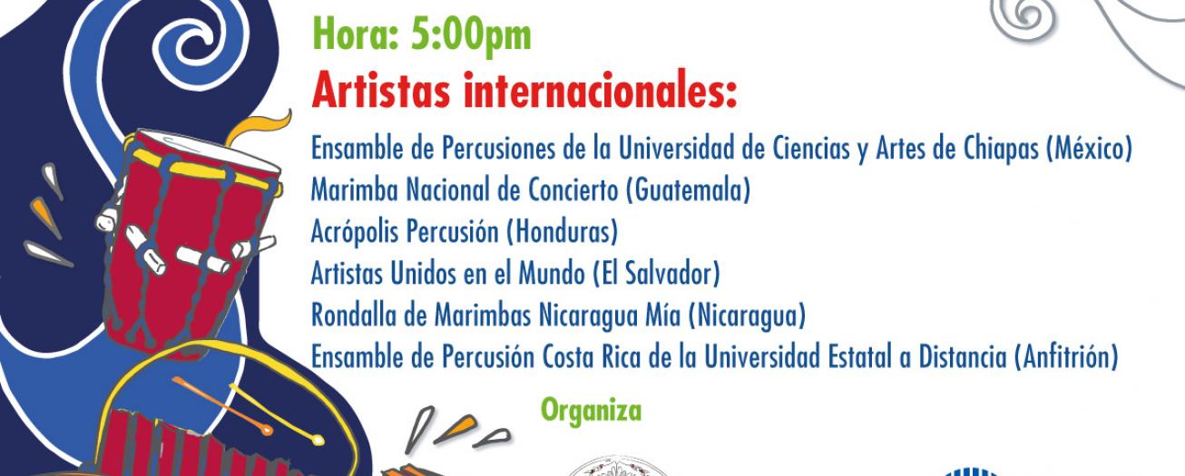Ya viene el VII Festival Internacional de Ensambles de Percusión Costa Rica-UNED