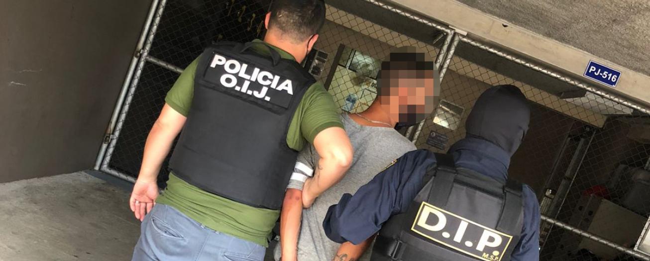OIJ detiene en Alajuela a sospechoso de venta de droga