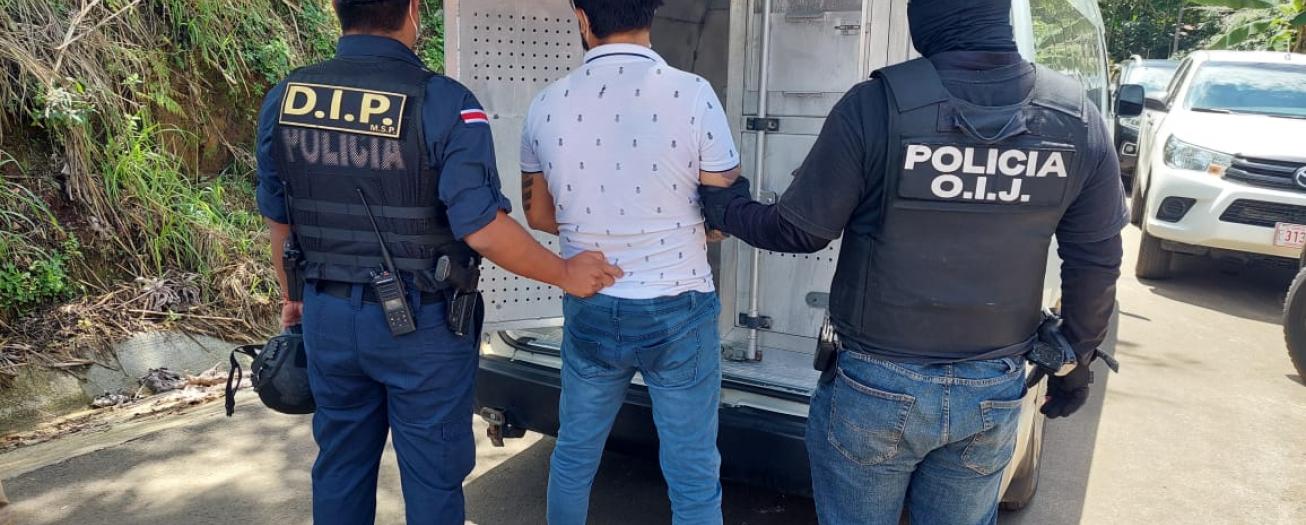 OIJ de San Ramón detiene a narco familia en San Juan de Naranjo