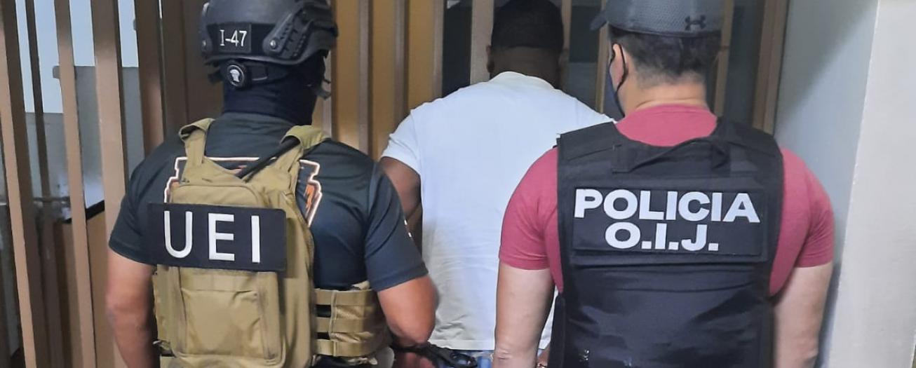 OIJ detiene a peligroso líder de banda narco de Panamá en San Isidro de Grecia 
