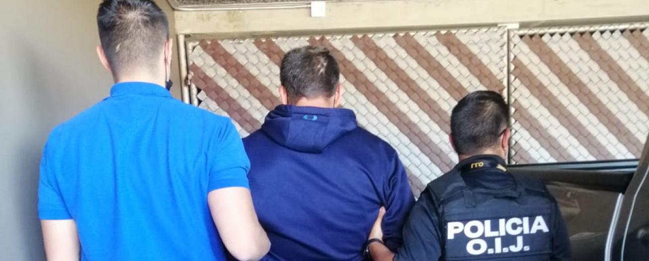OIJ de Alajuela detiene a sospechoso de participar en caso de homicidio