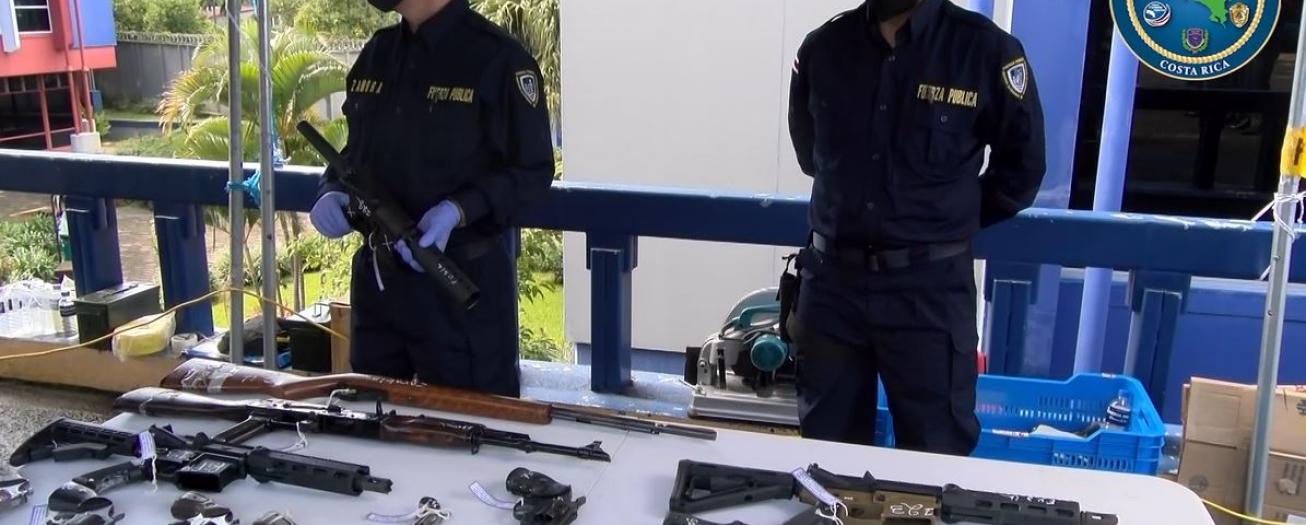 Policías de Seguridad Pública decomisaron más de dos mil armas de fuego en el 2021
