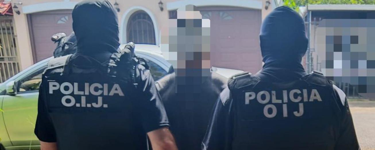 OIJ detiene a sospechoso de robar de vehículos  