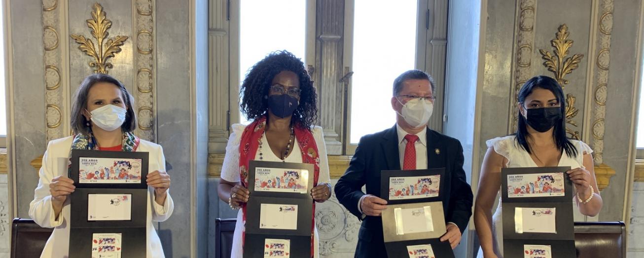 Emisión postal “200 años de Independencia” recrea escenas de la Costa Rica libre e independiente